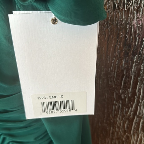 Mac Duggal WOMENS RUCHED EMBELLISHED EVENING DRESS size 10 New with tags - Picture 8 of 11